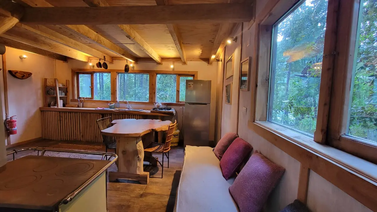 Woods Cabin among the trees