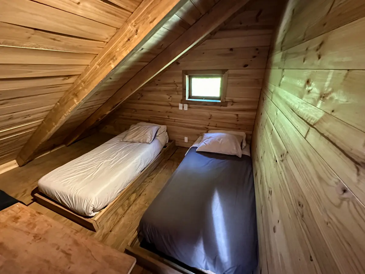 Loft under the wooden roof