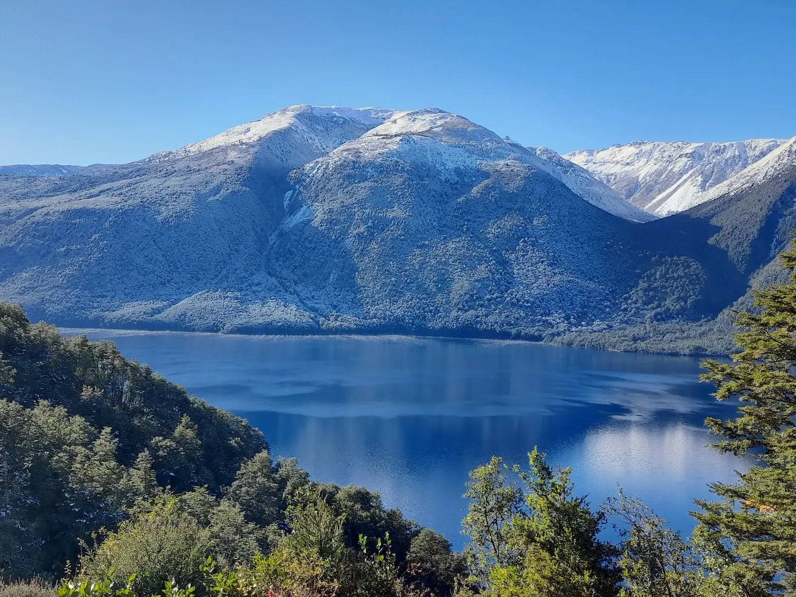 Lago Azul from the trail